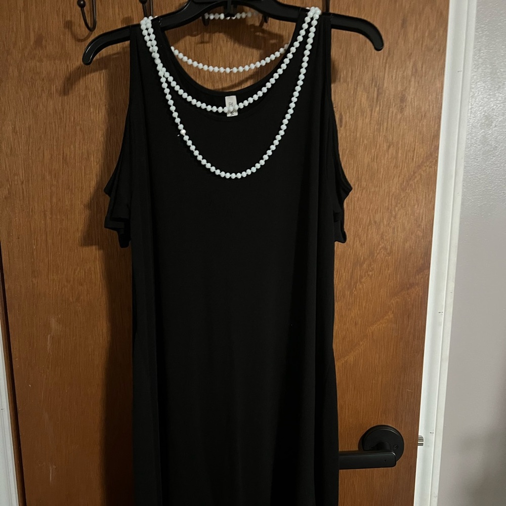 Black Off Shoulders Dress